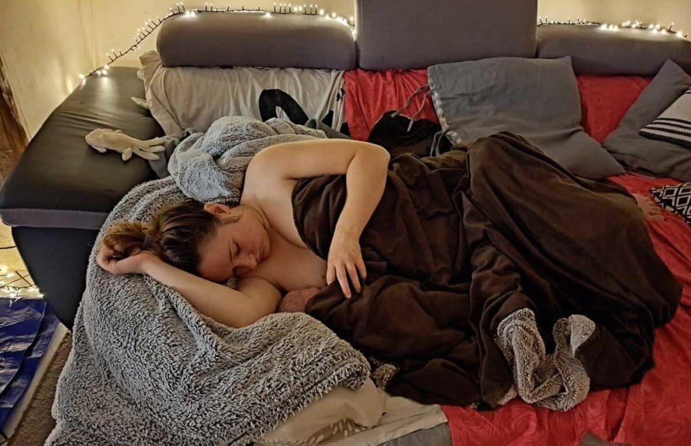 Magnifique récit d'accouchement à domicile sur Naturelle Maman