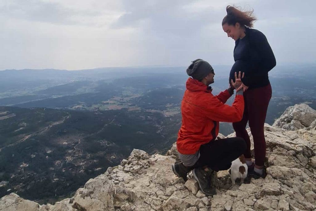 randonnée en montagne femme enceinte