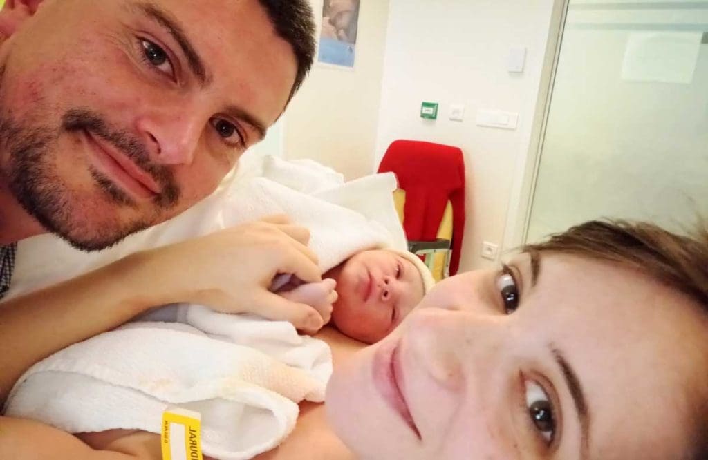 Récit de naissance douce de Kathleen "Arrivée à la maternité dilatée à 9"