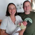 Récit de Naissance douce : le premier accouchement sans péridurale de Julie à la maternité.