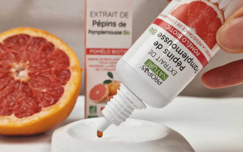 L’extrait de pépins de pamplemousse, un soin naturel efficace contre l’acné, l’eczéma et les infections cutanées.